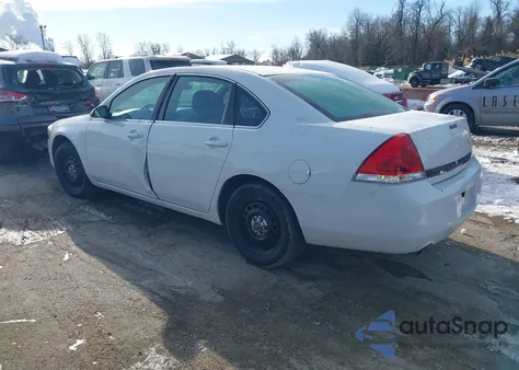 2008 Chevrolet Impala Police z USA, uszkodzony, nr VIN 2G1WS553489216853